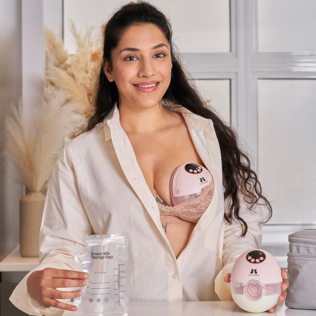 Fraupow Double Viva Pro Wearable Breast Pump