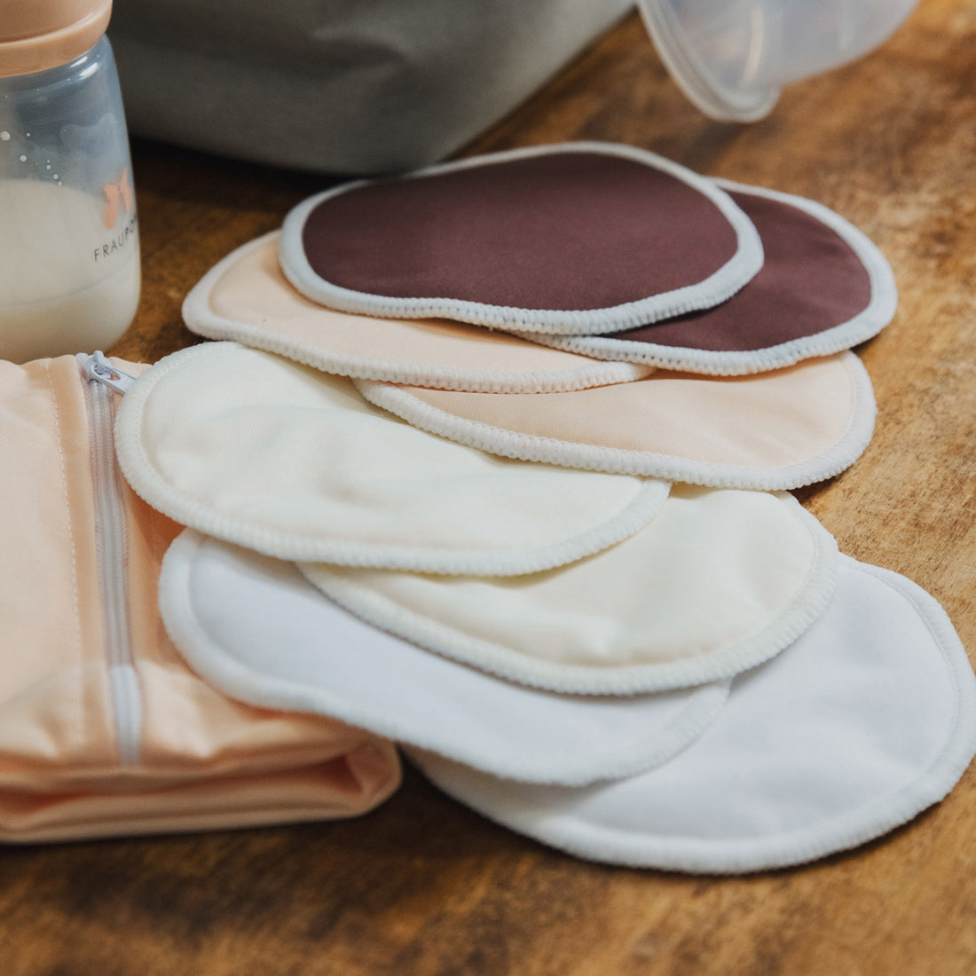 Sachets conservation lait maternel silicone - paquet de 2 - Gris